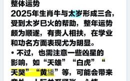 2025年生肖牛运势解析及开运方法大全