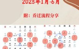 【2025年四月份结婚搬家开业黄道吉日一览表·农历节气+民俗好日子全收录】