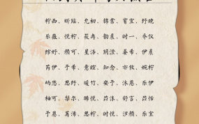 寓意深远有文化的女孩名字大全，优雅内涵好名推荐