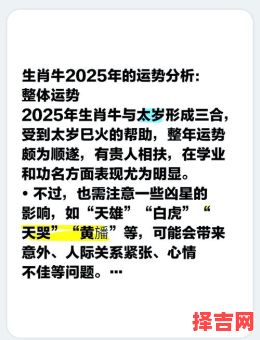 2025年生肖牛运势解析及开运方法大全-第1张图片
