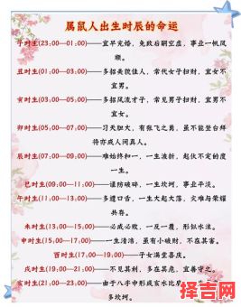 2025年11月鼠宝宝出生吉日 2025年12月属鼠人出生吉日查询-第1张图片