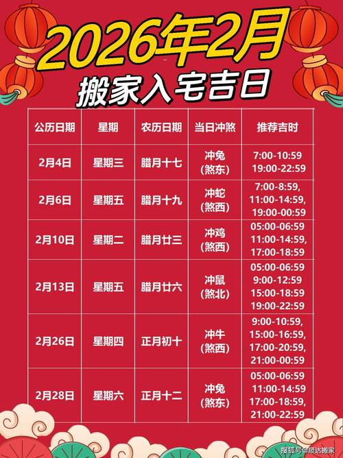 2026年3月暖房吉日吉时查询 2026年3月入宅暖房黄道吉日有哪些-第1张图片
